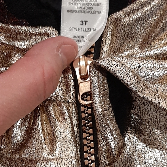 Girls 3T Sparkle Jacket - Picture 4 of 5